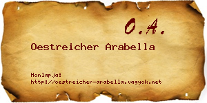 Oestreicher Arabella névjegykártya